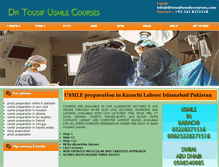 Tablet Screenshot of drtousifusmlecourses.com